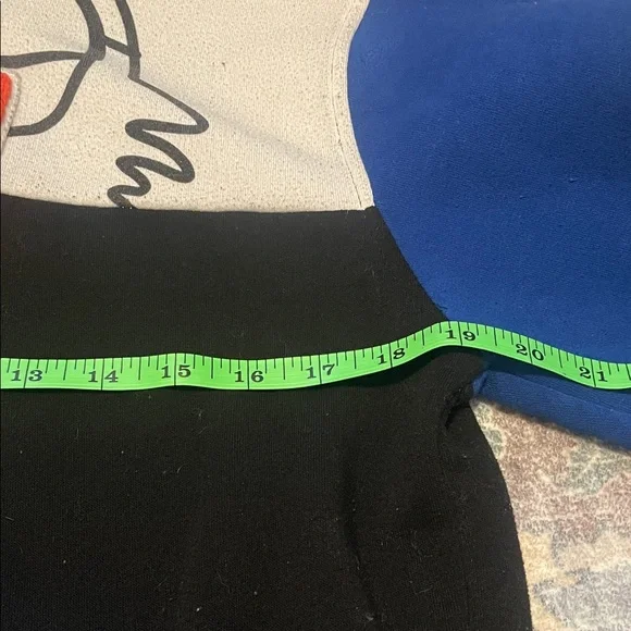 Vintage South Pole Black/Blue/Red Tootsie Colorblock Hoodie - Picture 5 of 6